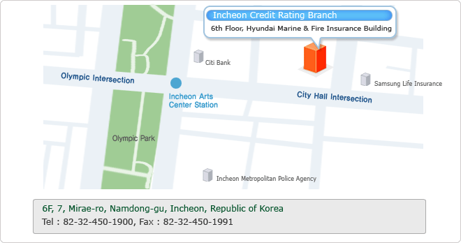 6F, 7, Mirae-ro, Namdong-gu, Incheon, Republic of Korea. Tel : 82-32-450-1900, Fax : 82-32-450-1991.